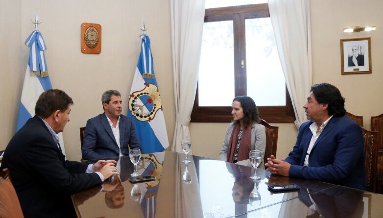 Sergio Uñac recibió a autoridades de la Asociación Civil Estudios Populares y de la Fundación Konrad Adenauer