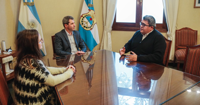 San Juan: autoridades del sindicato minero visitaron al gobernador Sergio Uñac