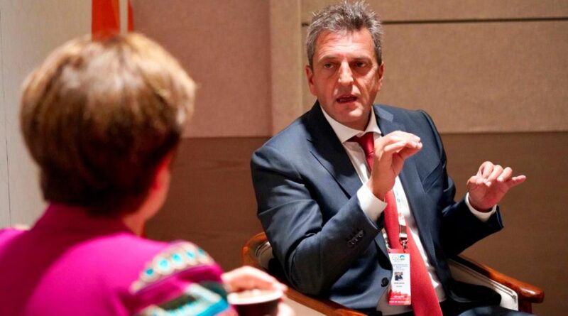 Continúa el trabajo de Massa y técnicos del FMI para fortalecer el programa argentino