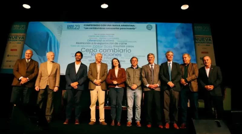 Economistas de la oposición prometen al campo la eliminación de las retenciones