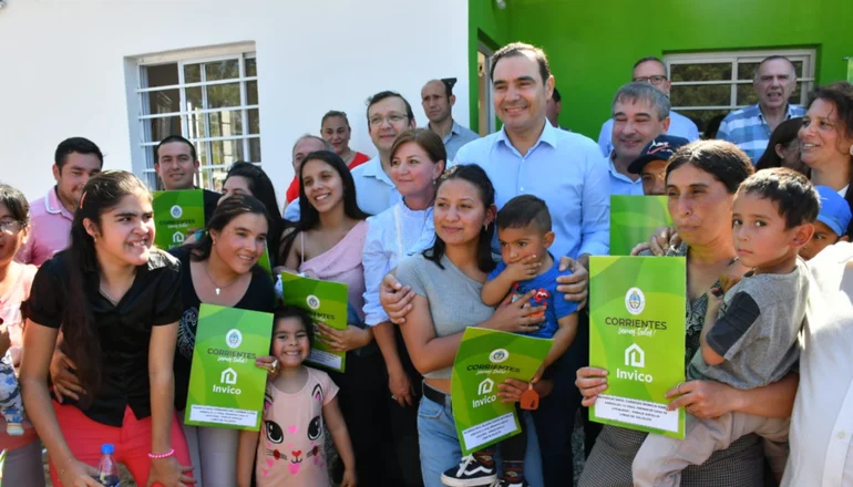 Gustavo Valdés: “Con nuestros recursos, nuestros impuestos creamos un plan de viviendas”