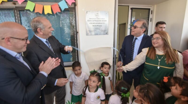Tassano inauguró el CDI N°16 del barrio Pirayuí y ratificó el aporte municipal a la educación inicial