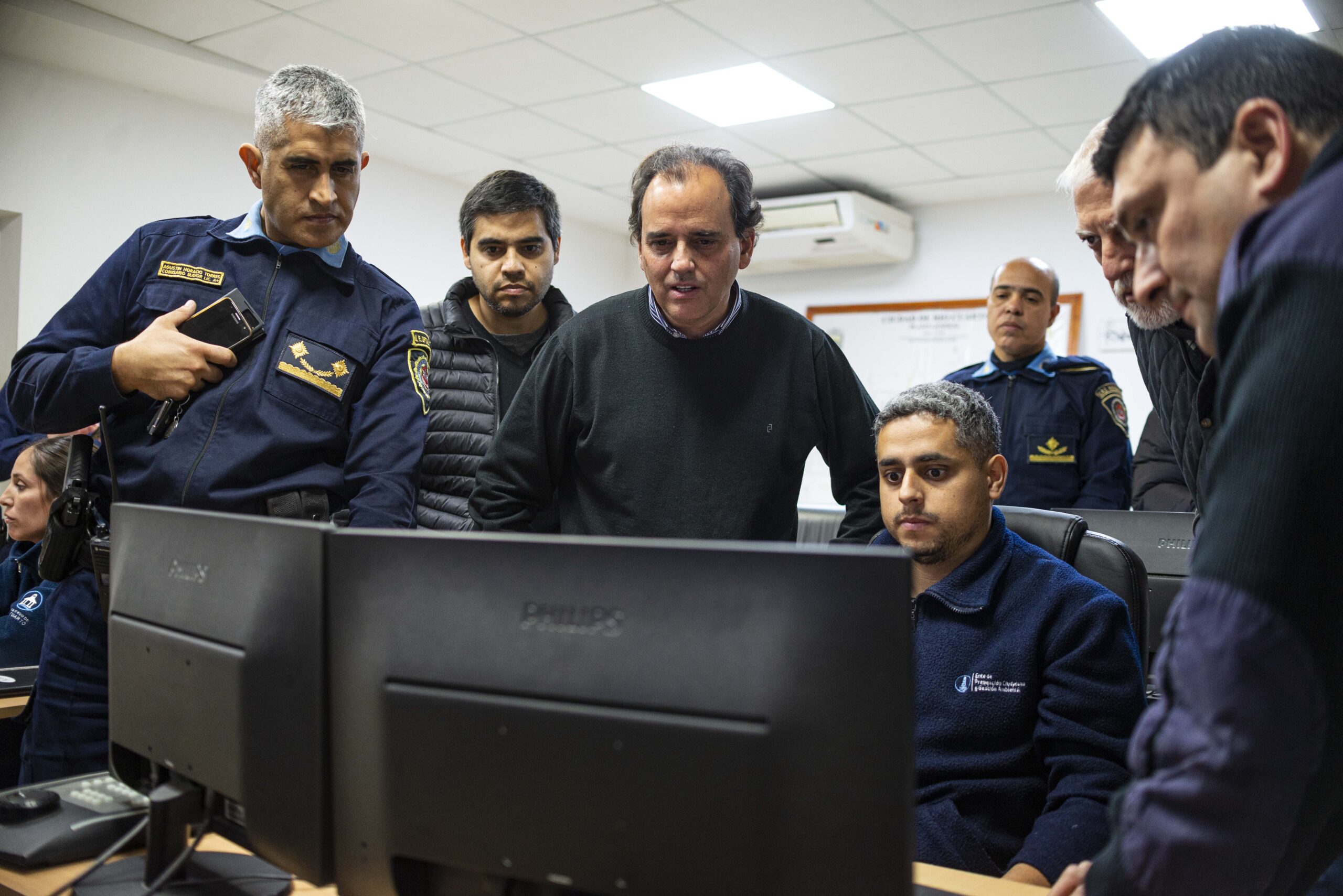 Llamosas supervisó los operativos de control
