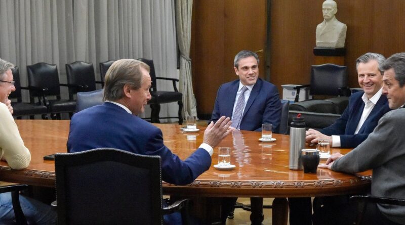 Bordet y Bahl acordaron con Massa la continuidad de obras viales financiadas por Nación