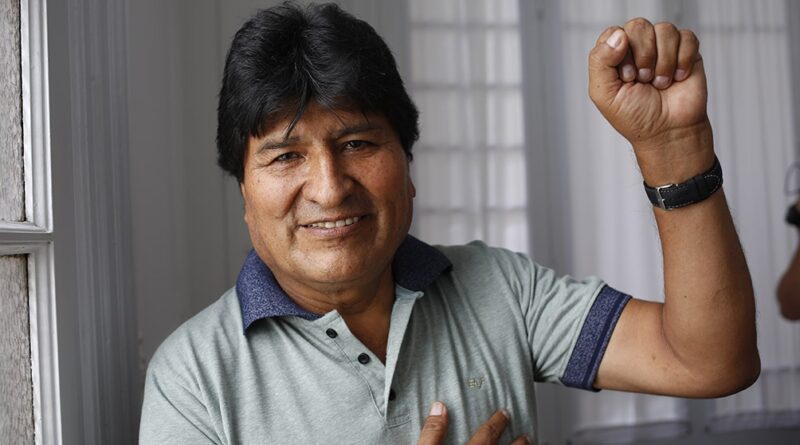 Evo Morales anunció su candidatura a la presidencia de Bolivia
