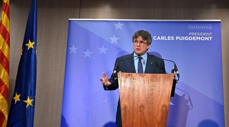 Puigdemont solicita una amnistía para los independentistas como condición para respaldar al nuevo Gobierno español