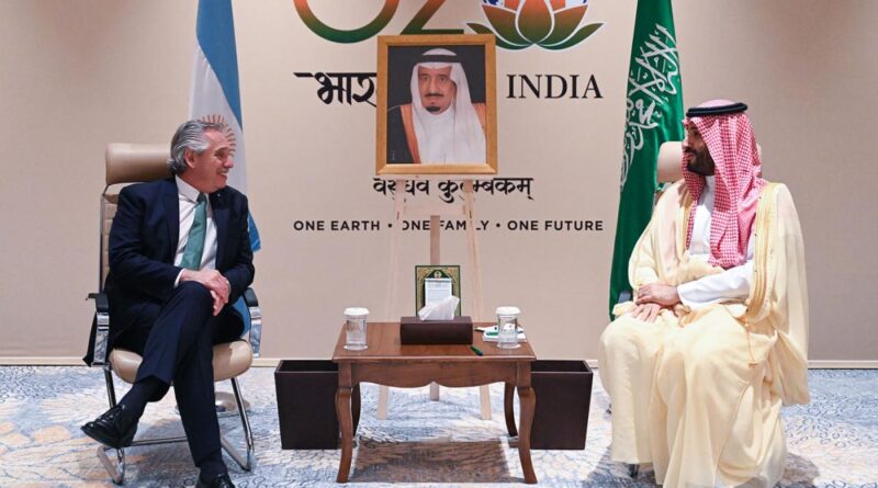 En su último día en Nueva Delhi, Alberto Fernández sumó reuniones bilaterales con Arabia y Alemania