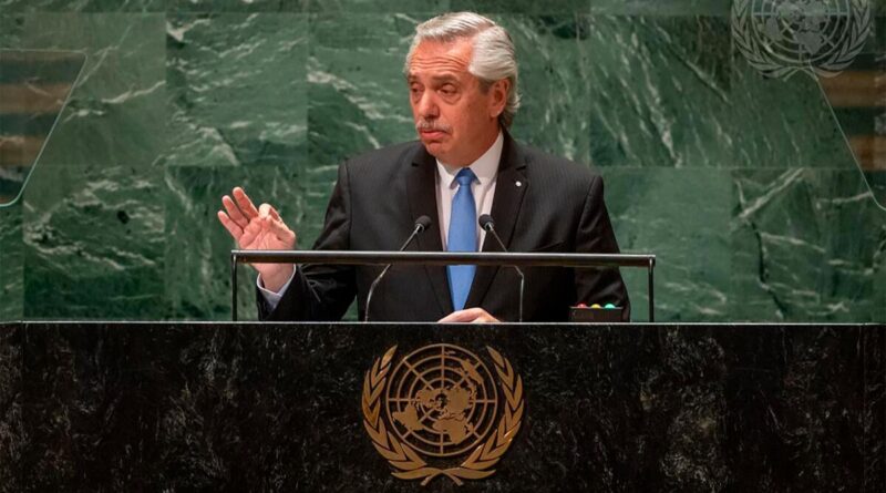 El presidente hablo en la ONU: “La arquitectura financiera favorece la especulación en lugar del desarrollo”