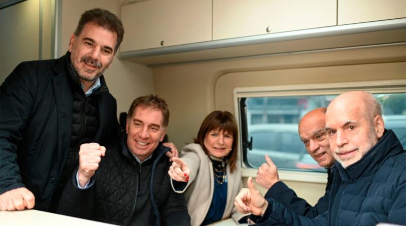 En una señal de unidad, Bullrich participó en una caravana junto a Rodríguez Larreta en Lomas de Zamora