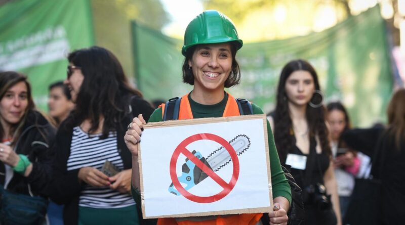 28S: Marcha de mujeres y diversidades por sus derechos hacia el Congreso