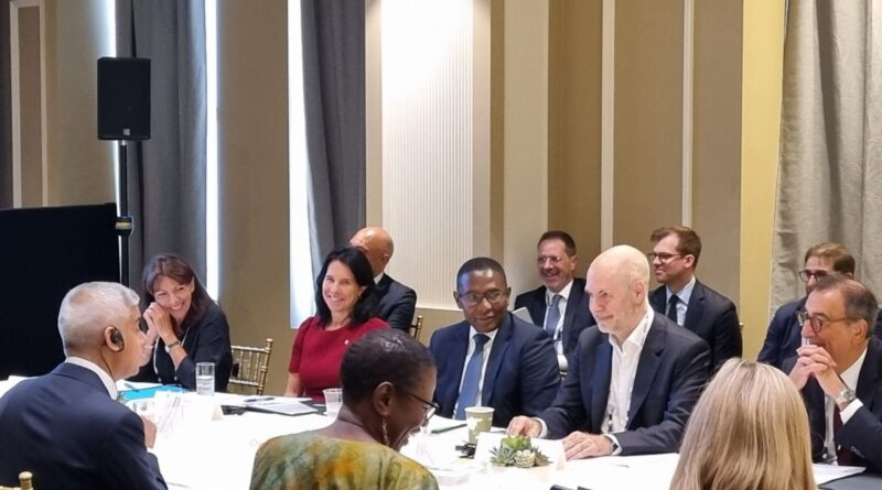 Junto al alcalde de Londres, Rodríguez Larreta lideró un encuentro global sobre cambio climático en Nueva York