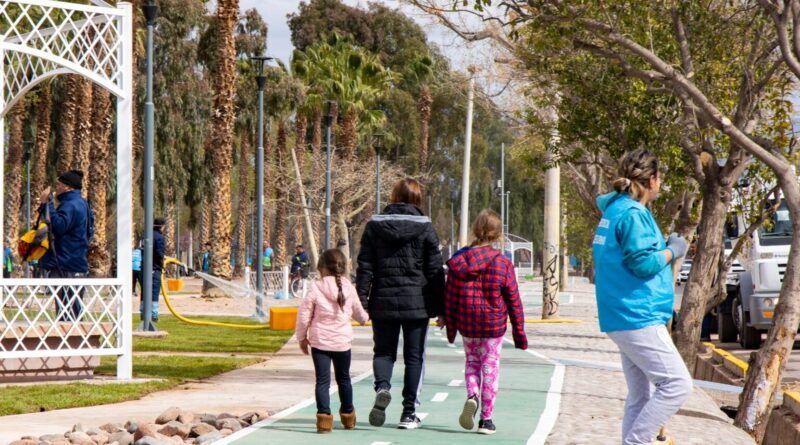 Maipú continúa trabajando en su plan de obras y mantenimiento de espacios verdes
