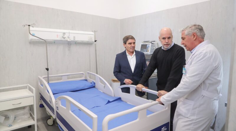 Rodríguez Larreta recorrió la nueva guardia para adultos del Hospital Muñiz