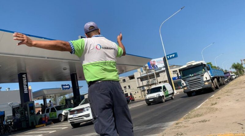 La Municipalidad de Corrientes avanza en un plan de bacheo sobre el corredor Belgrano