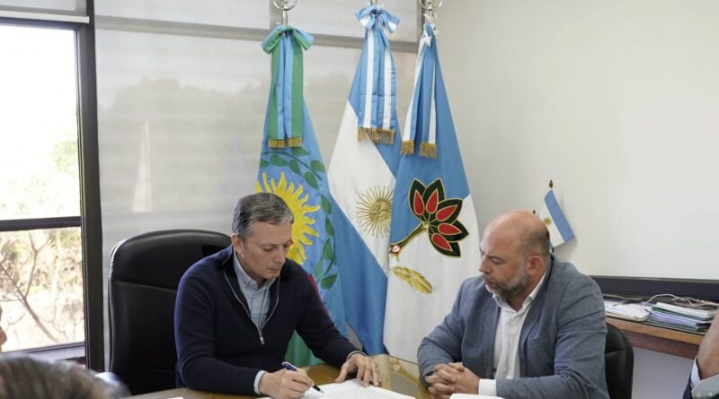 Fernando Gray firmó un convenio para la construcción de la Subestación Transformadora de Edesur en Luis Guillón