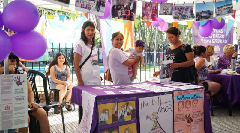 Esteban Echeverría realizó una jornada de visibilización por el Día Internacional de la Eliminación de la Violencia Contra la Mujer