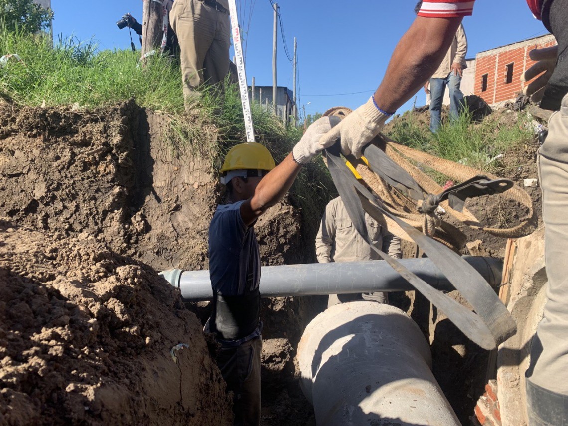 La Municipalidad trabaja en un entubado que beneficiará a las familias del San Roque Oeste