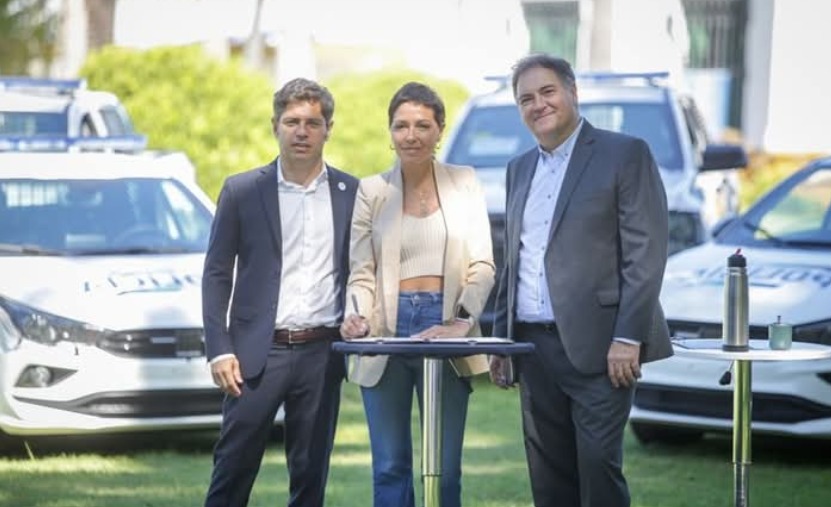 Mayra Mendoza firmó la adhesión al fondo de fortalecimiento de seguridad