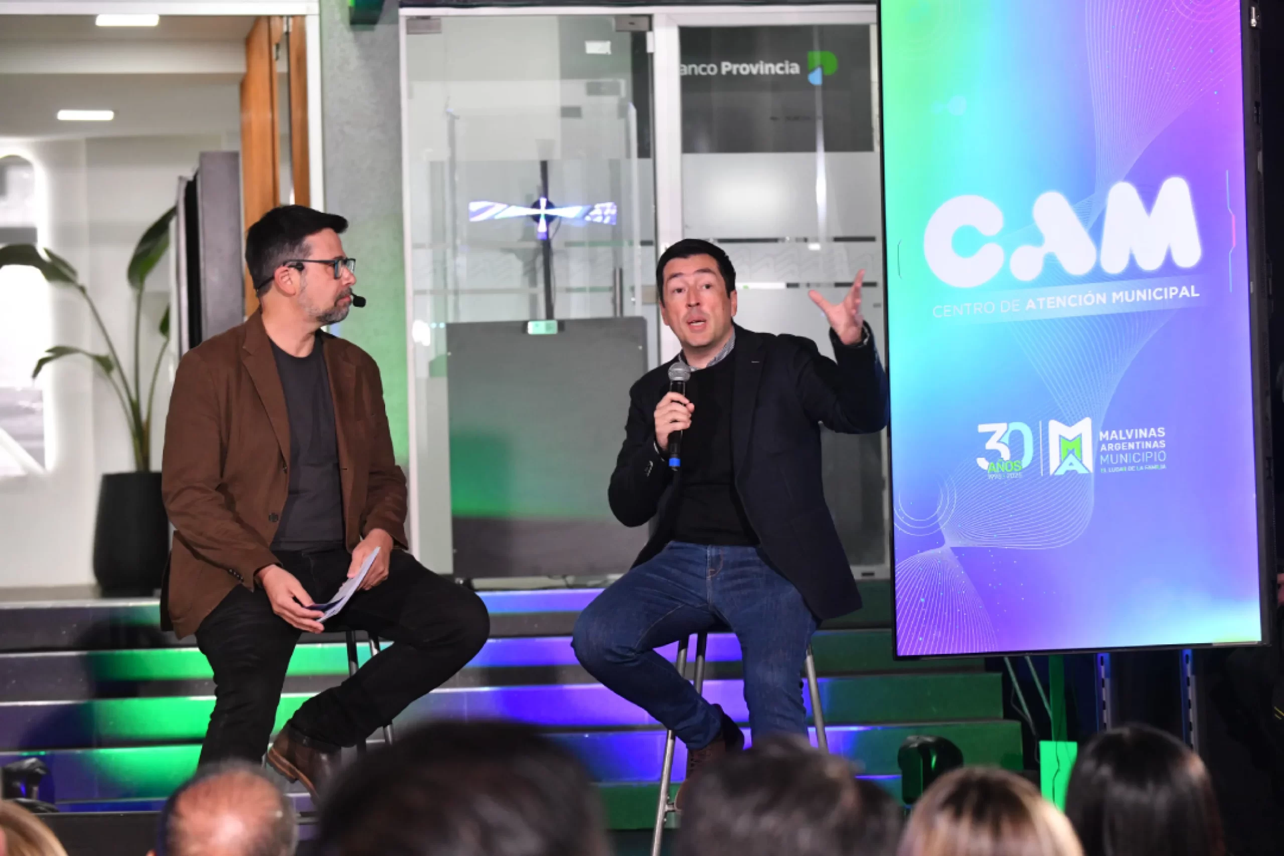 Centro de atencion de Malvinas Argentinas con inteligencia artificial