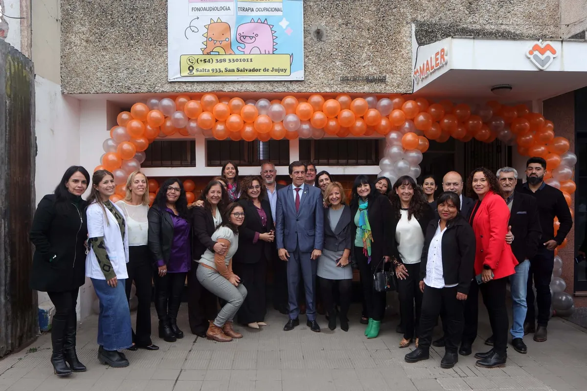 Sadir acompañó la inauguración del Centro de Rehabilitación e Inclusión Escolar Maler