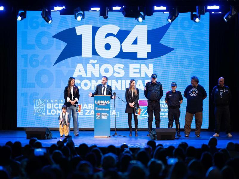 Camino al Bicentenario: Lomas celebró sus 164 años en comunidad