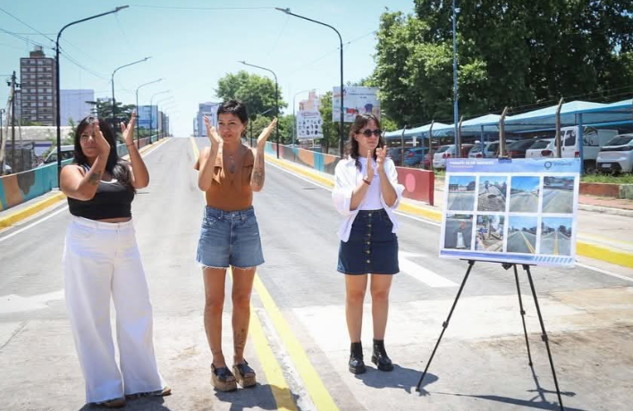 Quilmes reabrió el puente 14 de Agosto tras una obra integral financiada por el Municipio