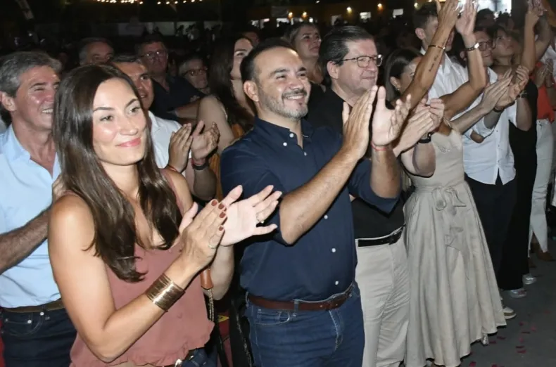 Valdés acompañó la apertura de la 35ª Fiesta Nacional del Chamamé