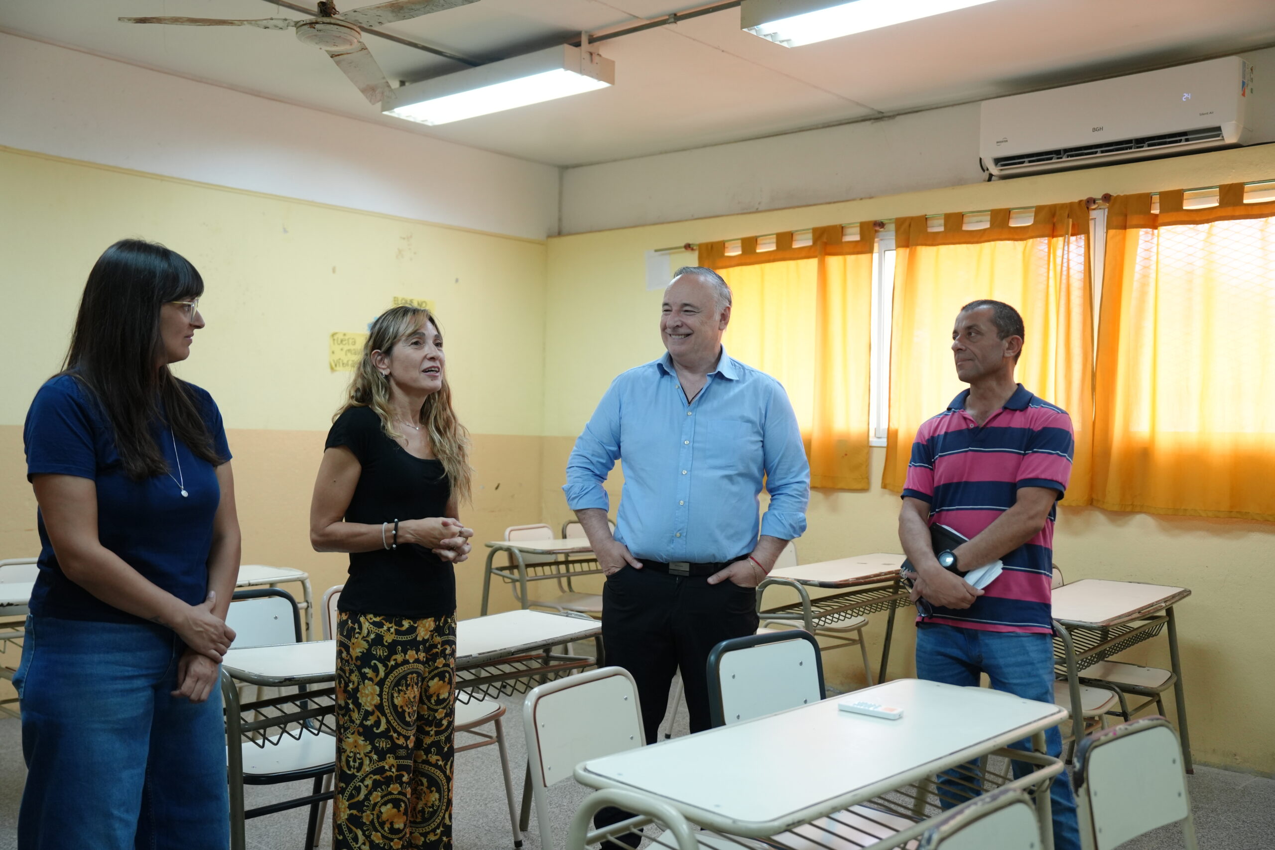 Villa María se convirtió en la primera ciudad del país con el 100% de sus aulas públicas climatizadas