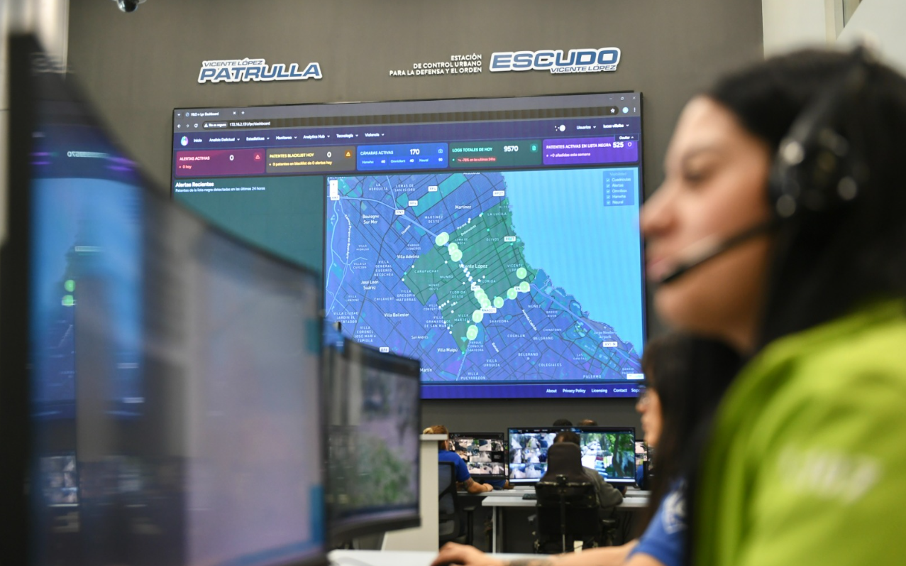 Vicente López refuerza la capacitación de sus agentes en videovigilancia