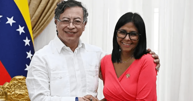 Petro se reunió con Delcy Rodríguez en Caracas y Colombia busca reforzar su influencia en la relación con Venezuela