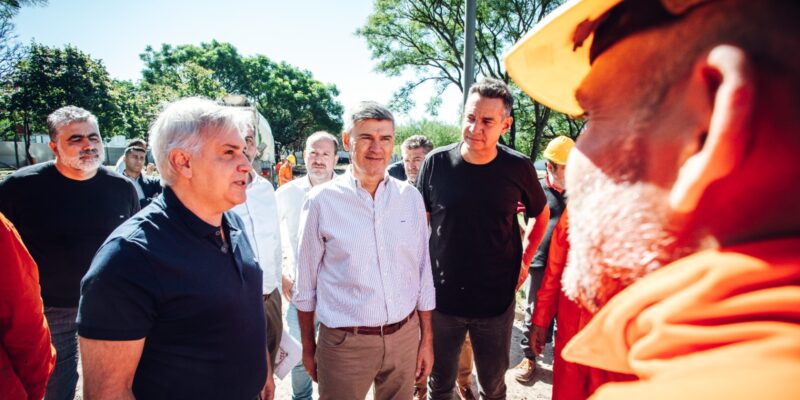 Passerini y Llaryora recorrieron las obras de remodelación del Parque José María Paz en Córdoba Passerini y Llaryora recorrieron las obras de remodelación del Parque José María Paz en Córdoba