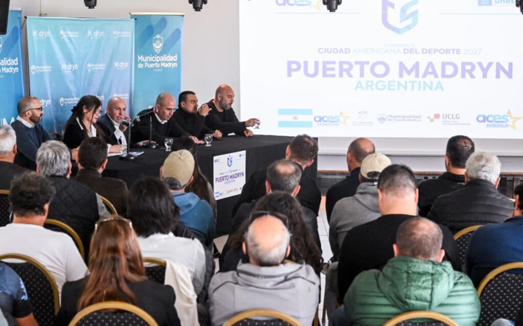 Puerto Madryn busca convertirse en Ciudad Americana del Deporte 2027