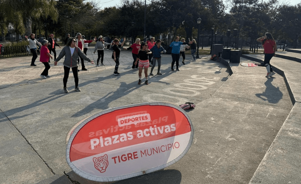 Plazas Activas sigue sumando participantes con propuestas gratuitas en distintos puntos de Tigre