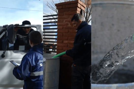 San Luis activó un operativo de emergencia por la interrupción del suministro de agua