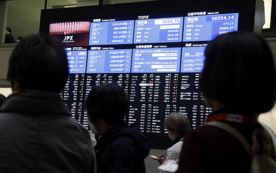 Acciones asiáticas profundizan caídas por dudas sobre la IA antes de resultados clave