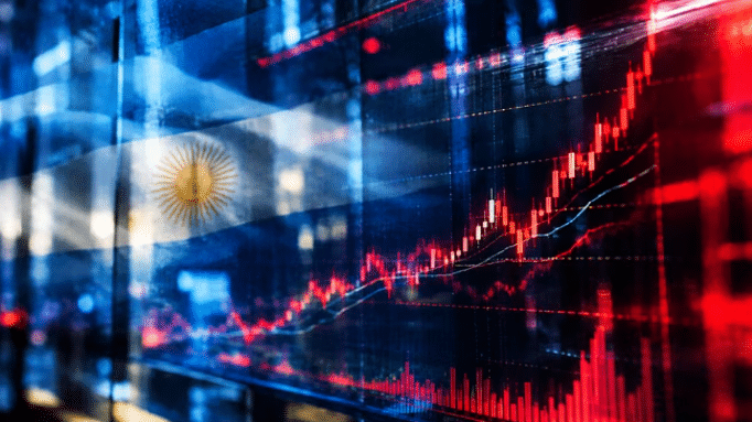 El riesgo país tocó un récord anual de 710 puntos y luego retrocedió El riesgo país tocó un récord anual de 710 puntos y luego retrocedió